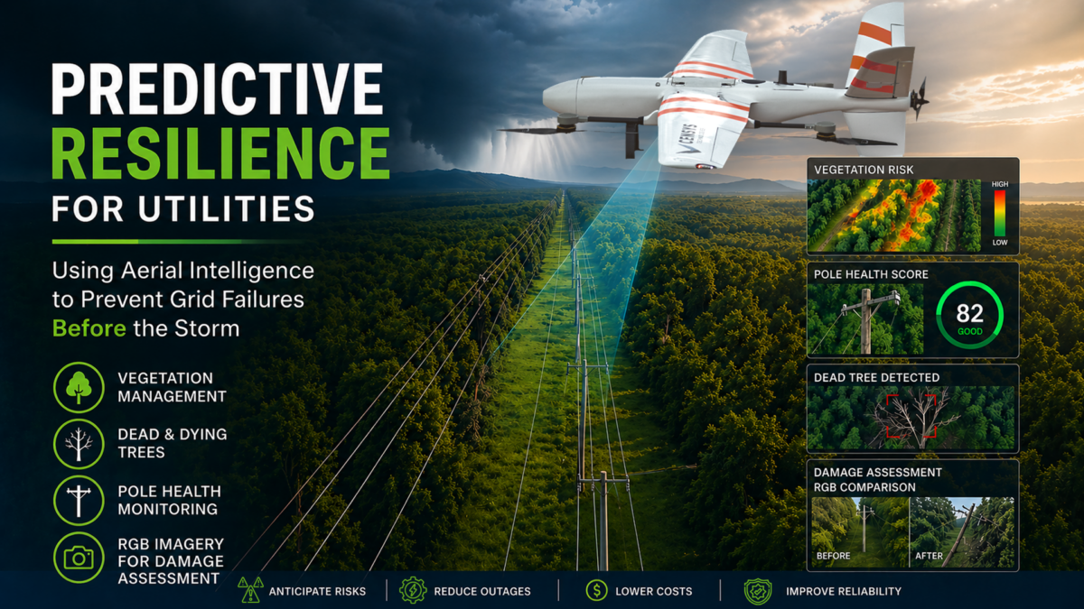 Predictive Resilience for Utilities: Using Aerial Intelligence to Prevent Grid Failures